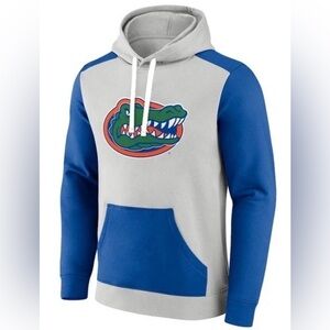 NWT Florida Gators Men’s Fanatics Lightweight Hoodie~Large~Blue & Gray~$50